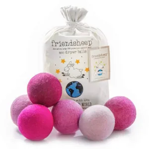 Friendsheep - Single Eco Dryer Ball | Assorted Pink Valentine