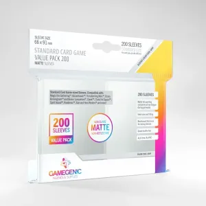 Gamegenic Standard Cards Game Value Pack 200 Matte Sleeves