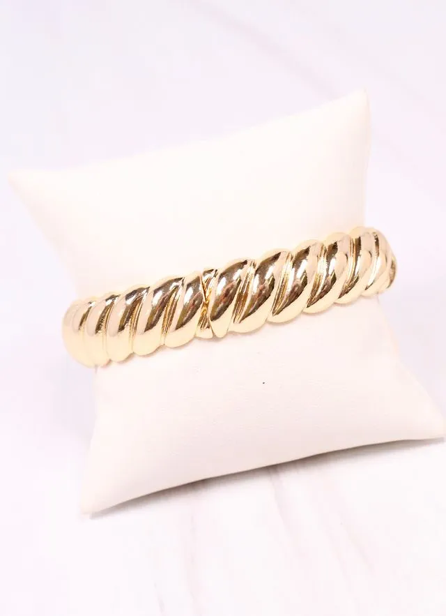 Gilliard Twisted Stretch Bracelet GOLD
