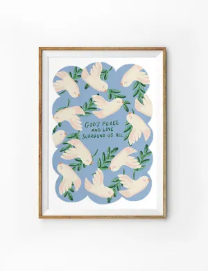 God's Peace and Love {Poster}