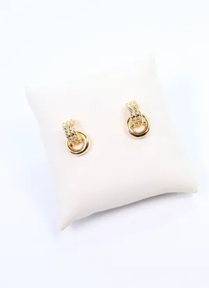 Groban Drop Earring Gold