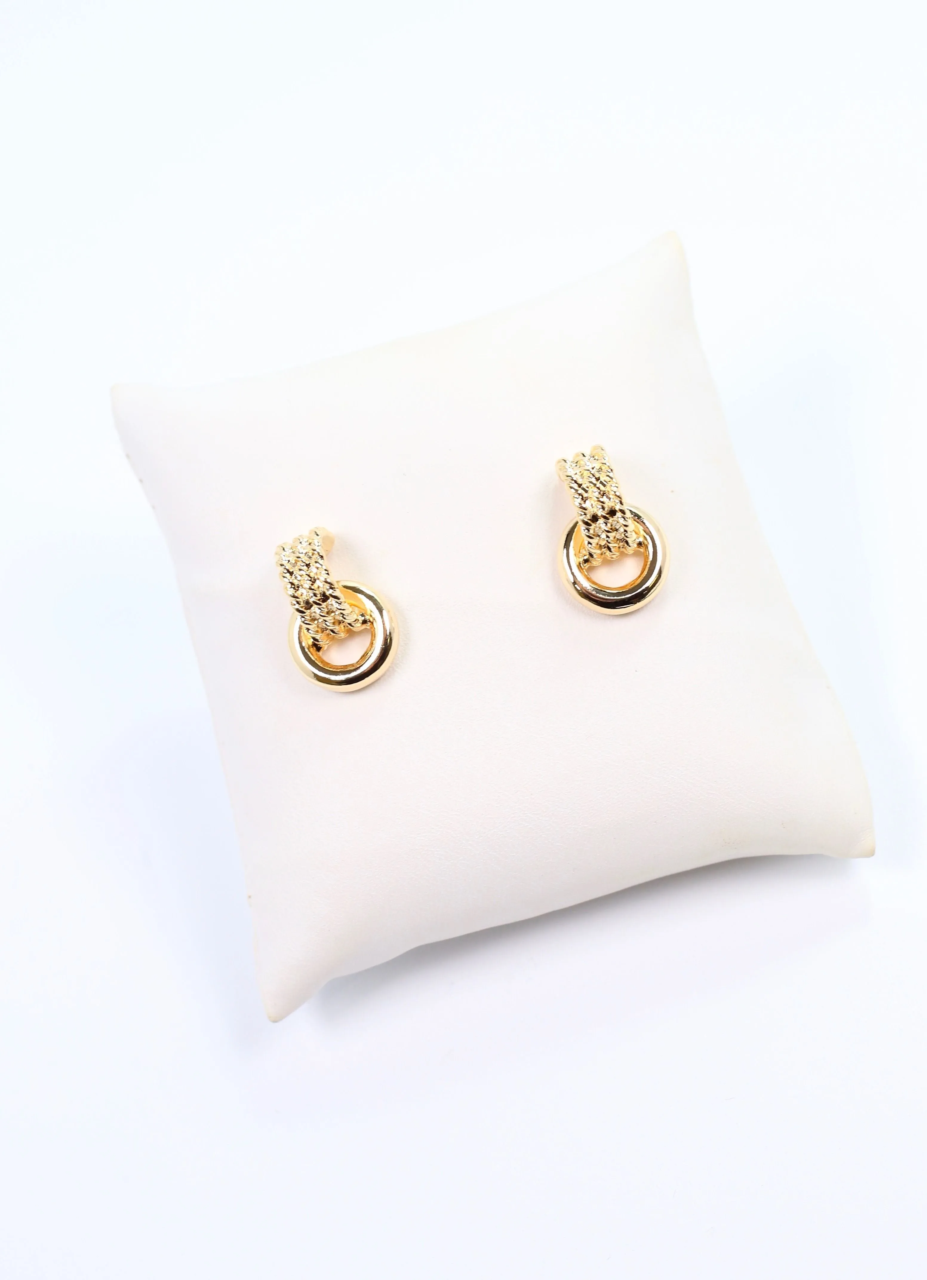 Groban Drop Earring Gold