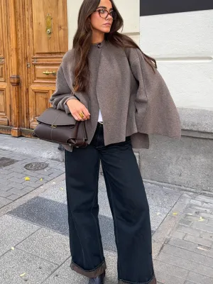 Harper Cape Coat | Timeless Elegance
