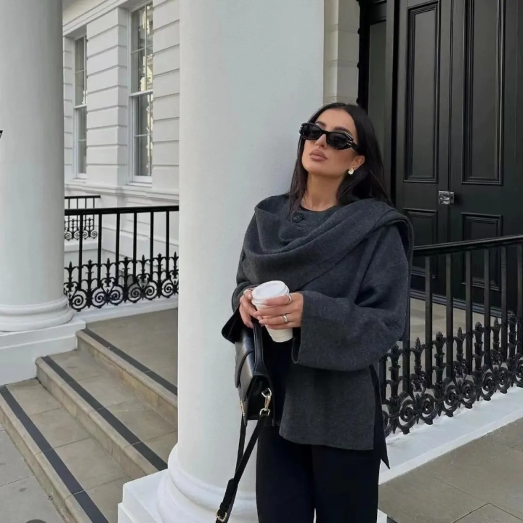 Harper Cape Coat | Timeless Elegance