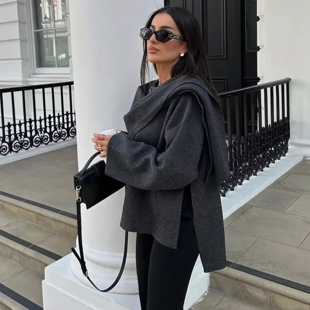 Harper Cape Coat | Timeless Elegance