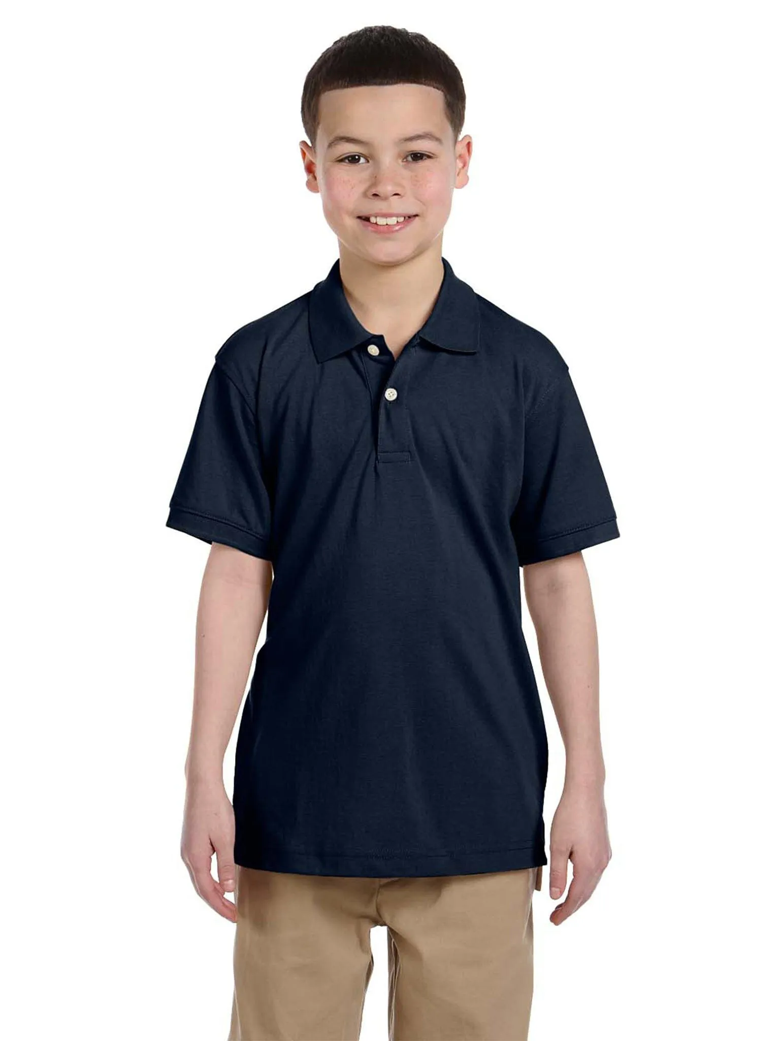 Harriton Youth Easy Blend Polo Shirt