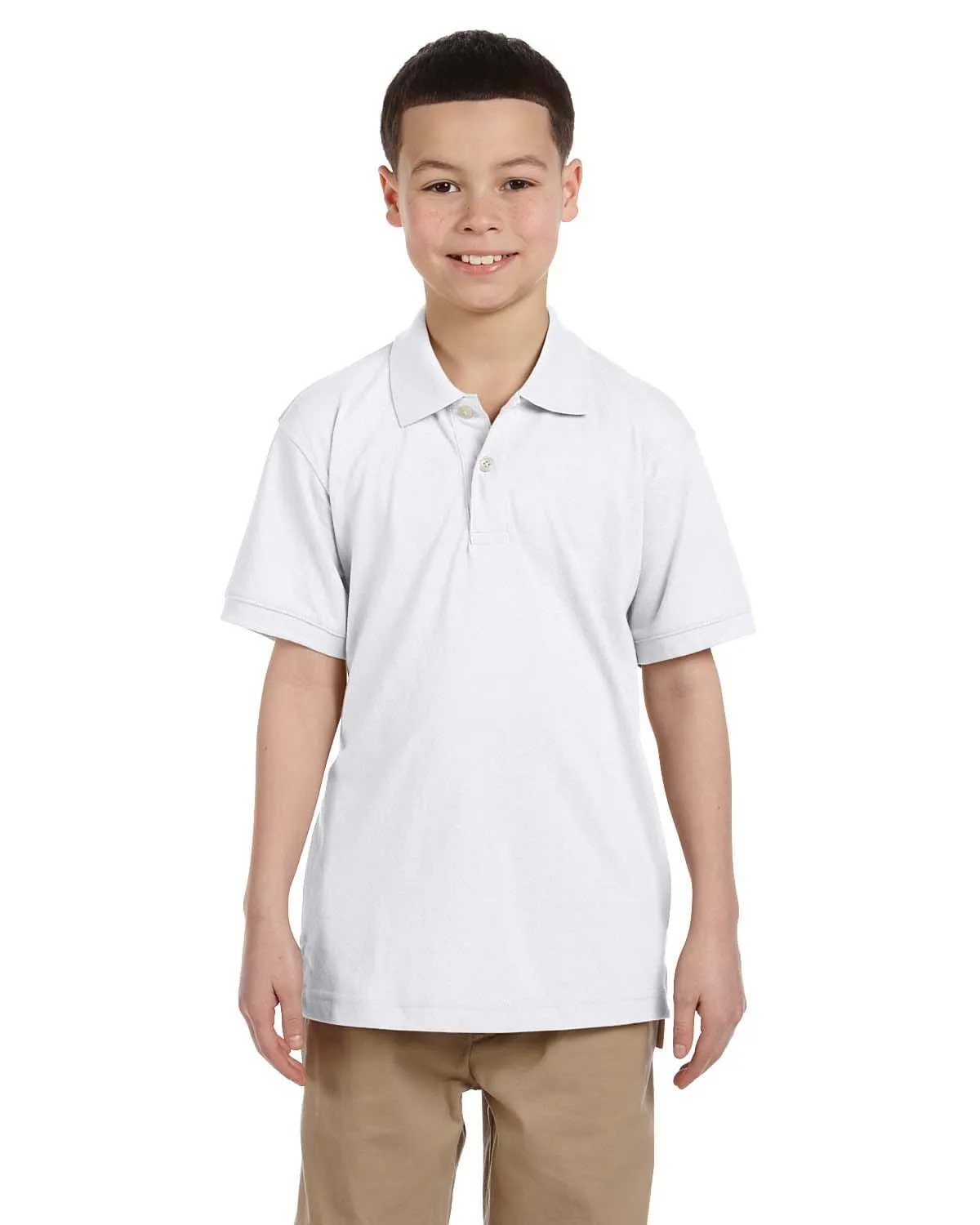 Harriton Youth Easy Blend Polo Shirt