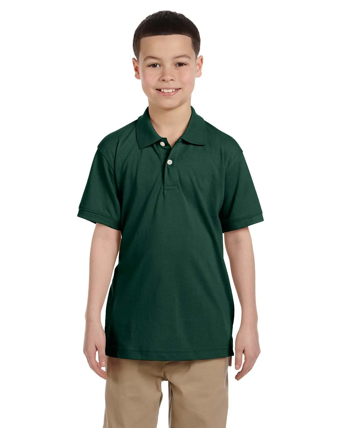 Harriton Youth Easy Blend Polo Shirt