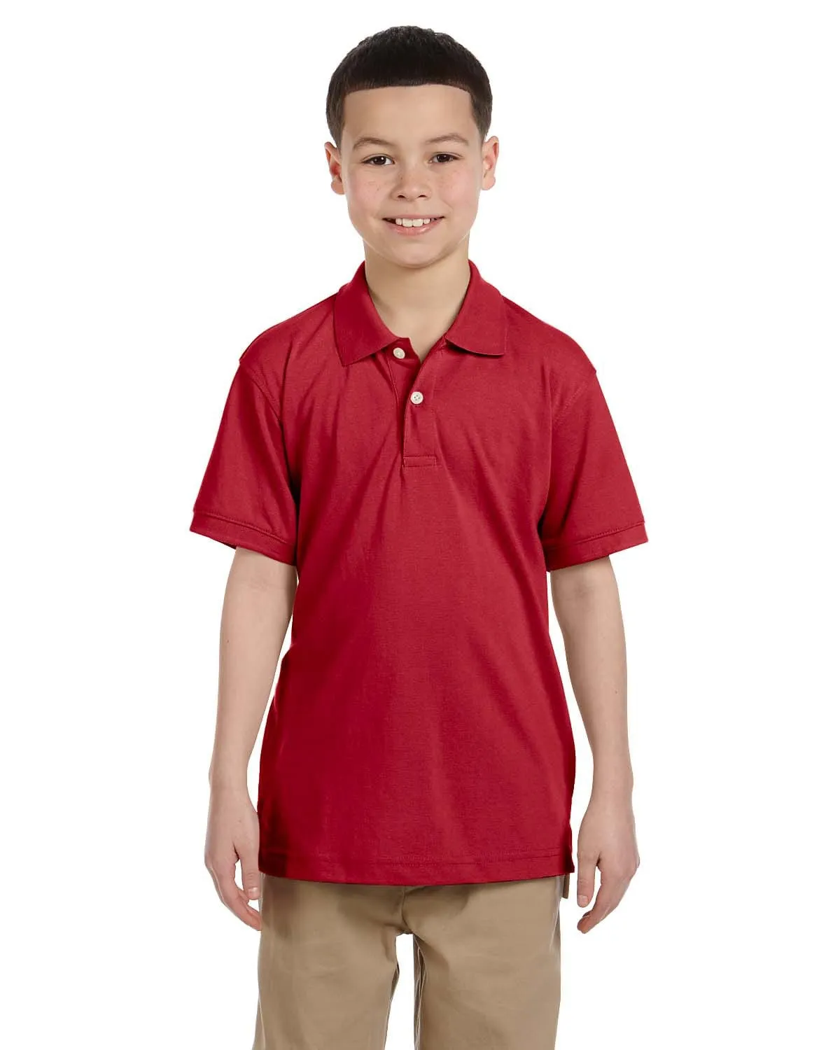 Harriton Youth Easy Blend Polo Shirt