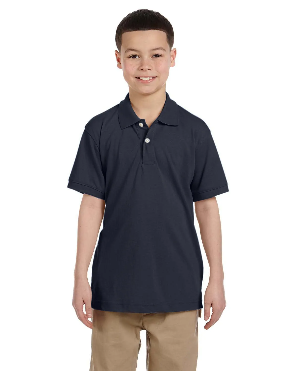 Harriton Youth Easy Blend Polo Shirt