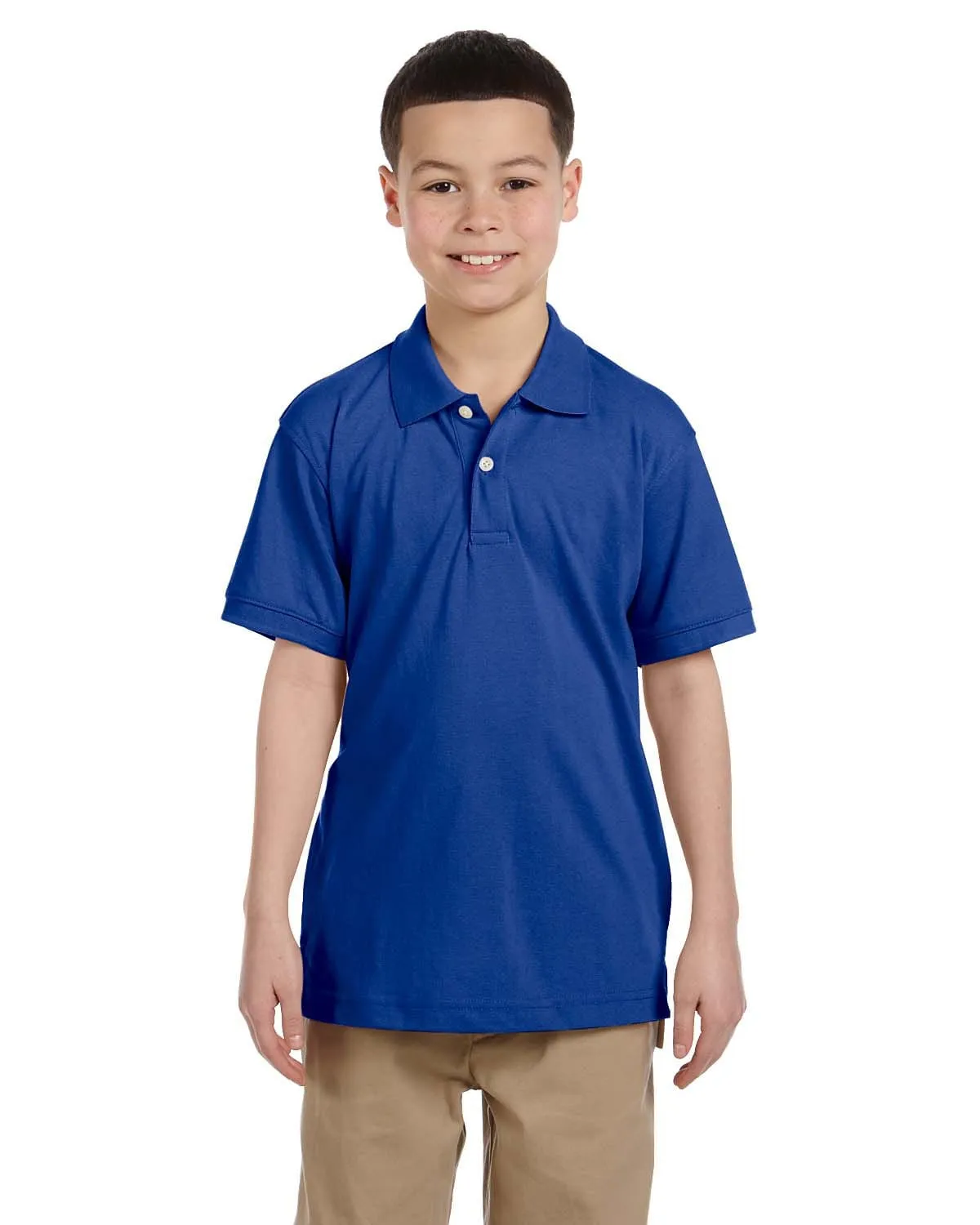 Harriton Youth Easy Blend Polo Shirt