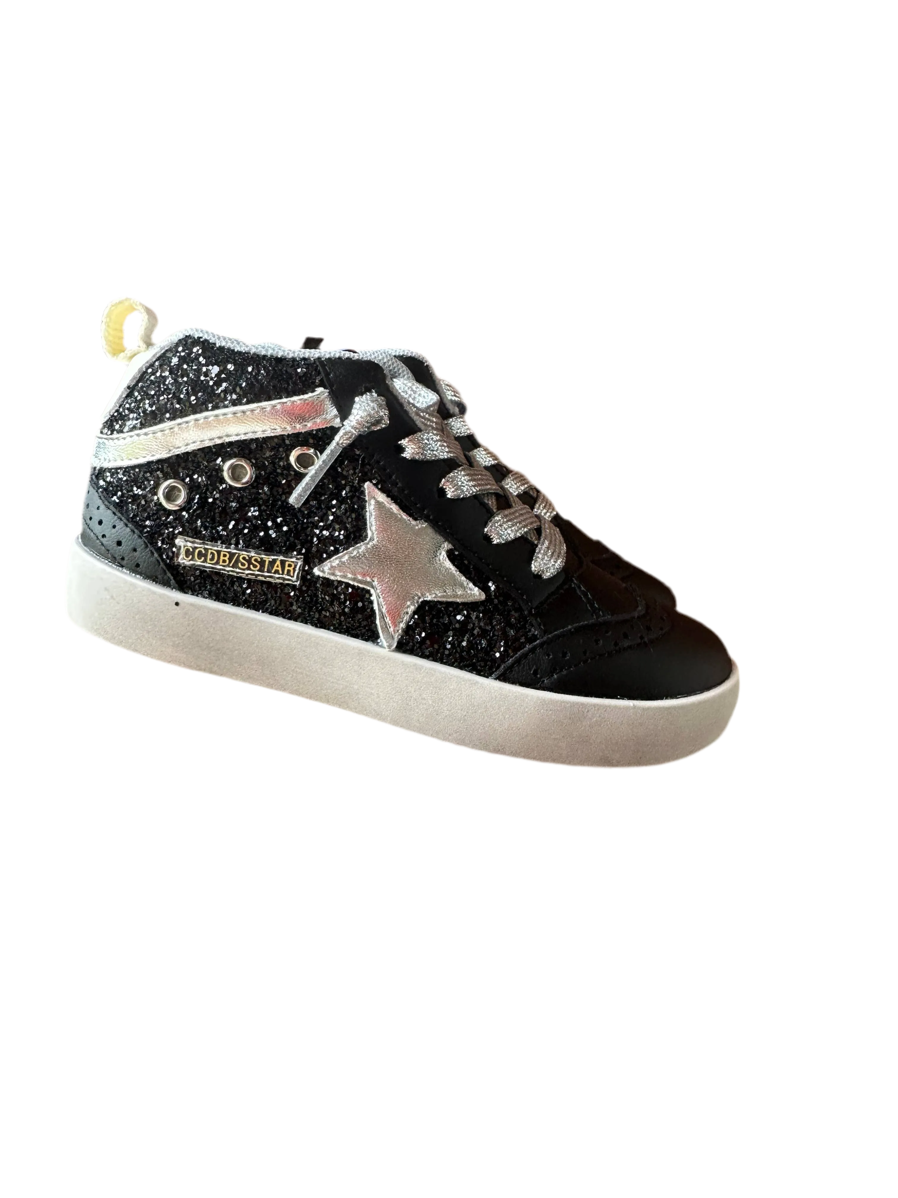 High Top Black Star Sneaker