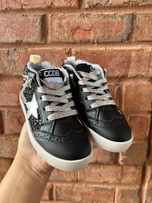 High Top Black Star Sneaker