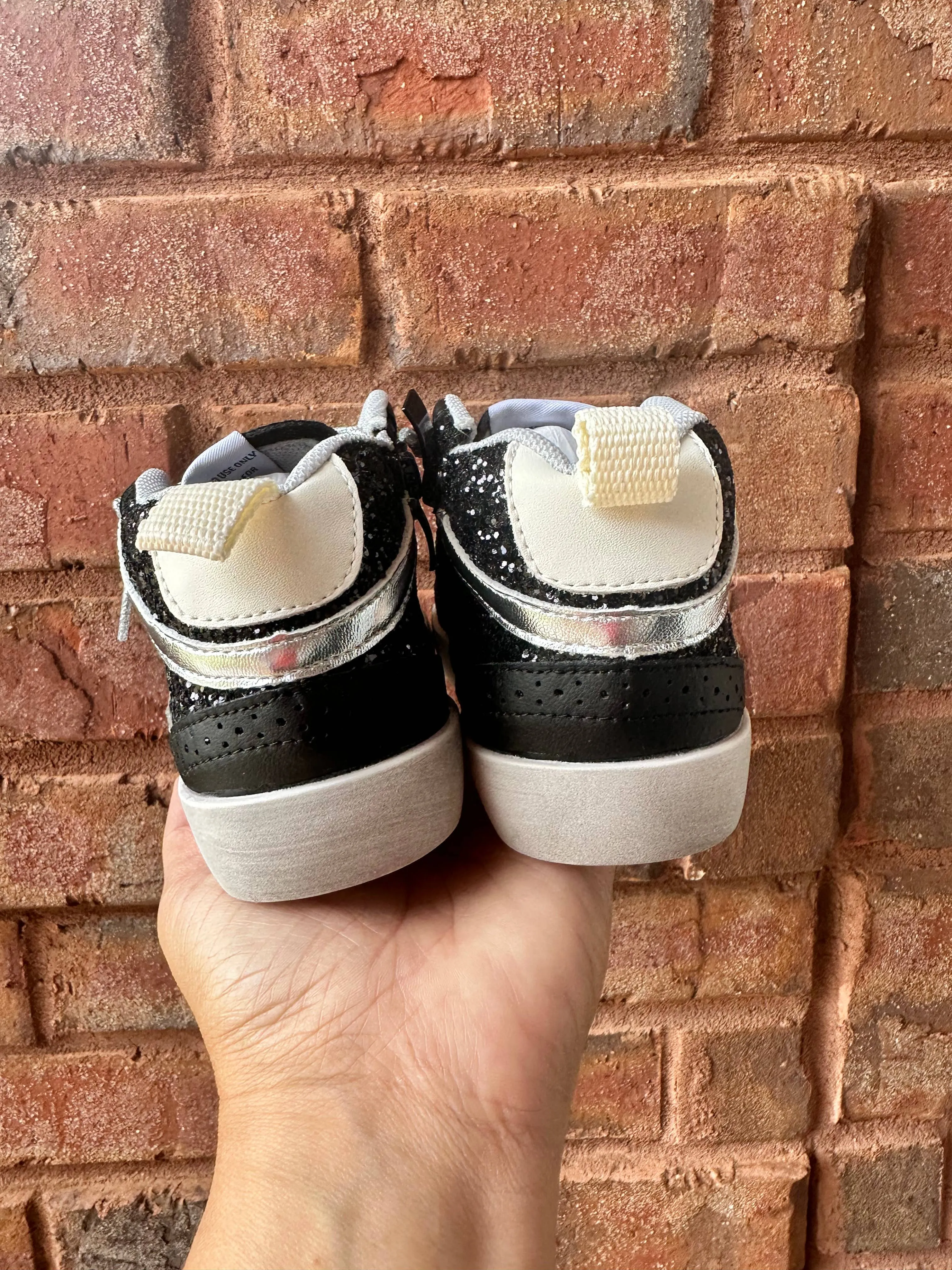 High Top Black Star Sneaker