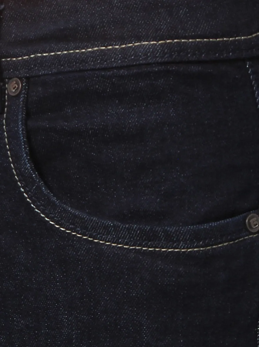 Indigo Blue Washed Narrow Fit Jeans | Greenfibre