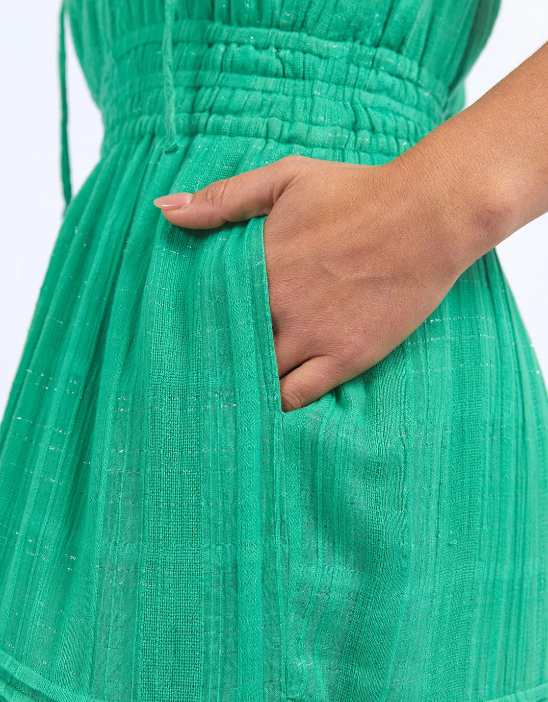 Isabella Midi Dress - Greenbriar