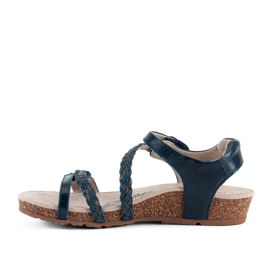 JILLIAN - NAVY - LEATHER