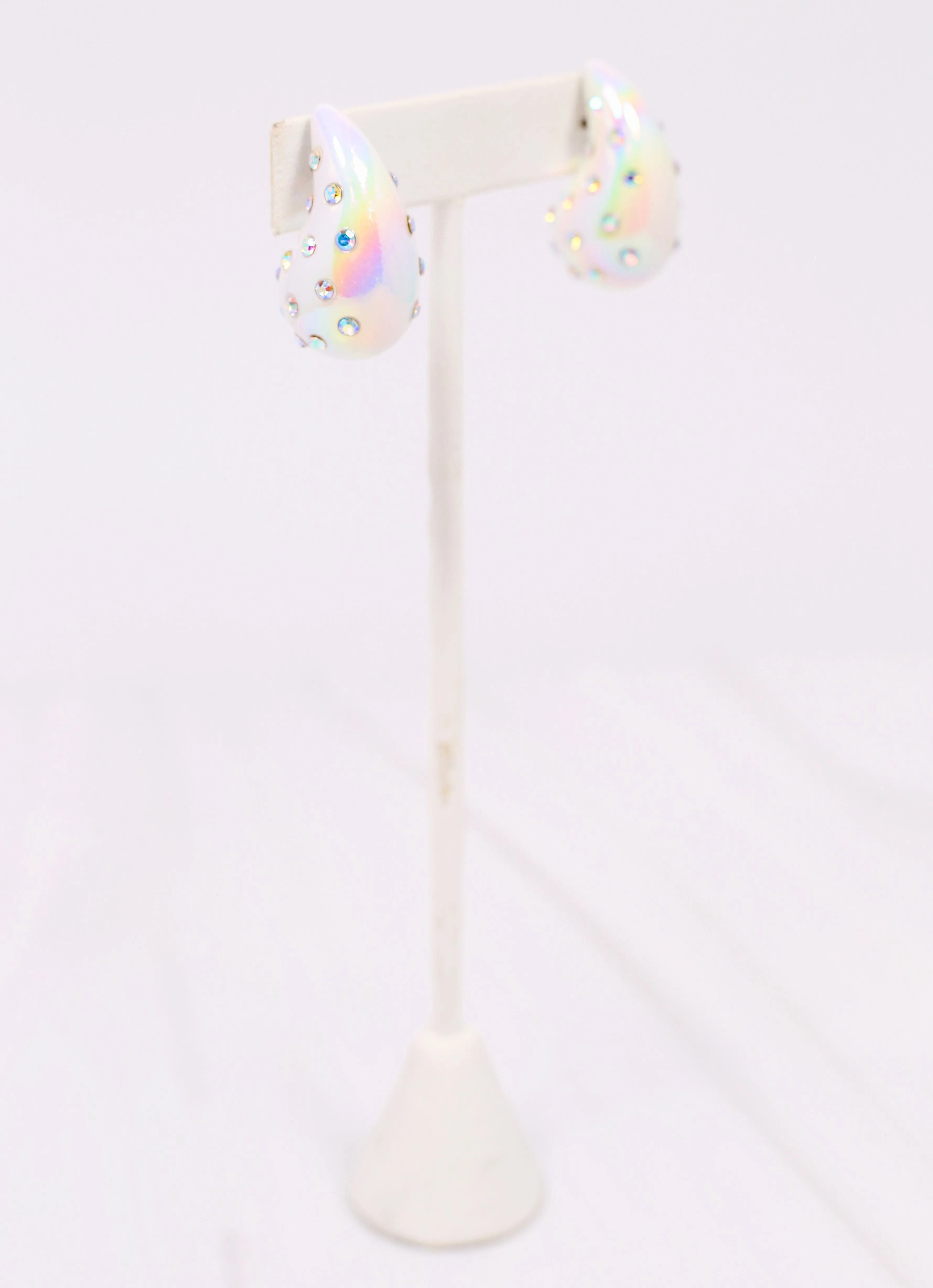 Johanna CZ Drop Earring OPAL