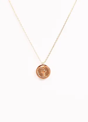 Jussila Cross Charm Necklace GOLD