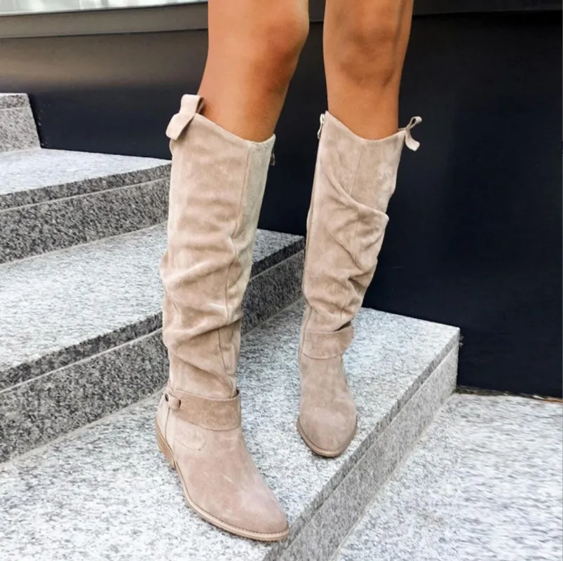Kelly - Luxurious Suede Boots