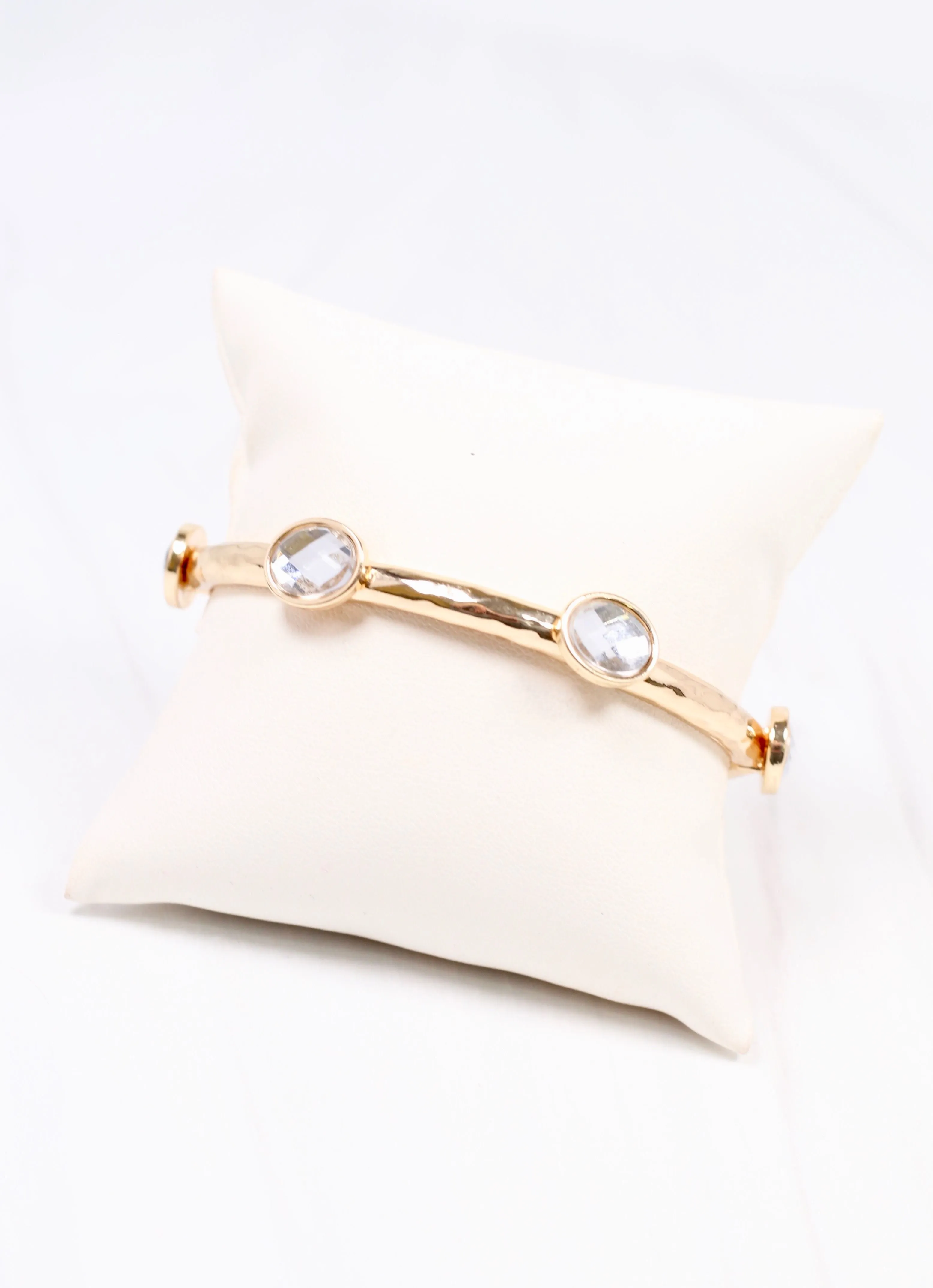 Khan Stone Stretch Bracelet GOLD