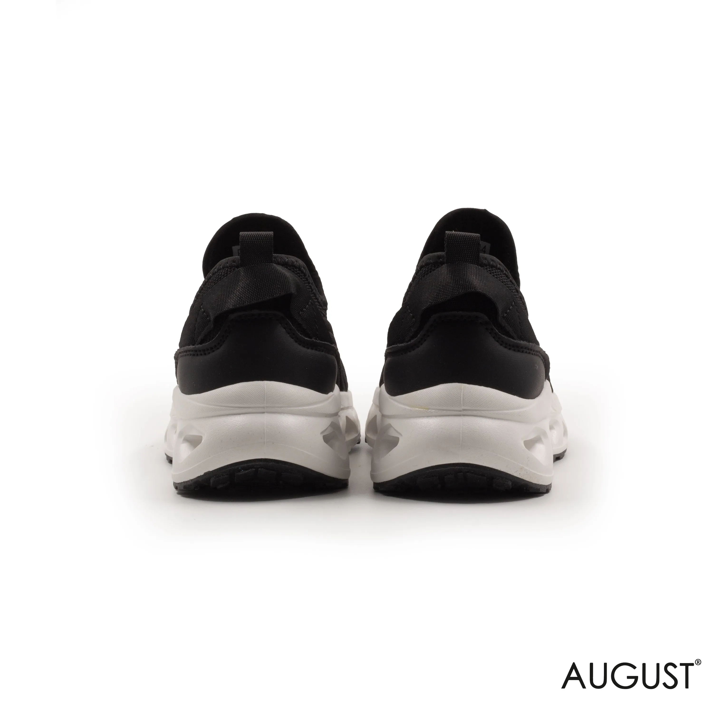 KNIT UPPER SNEAKERS CUSHIONED MIDSOLE, RUBBER OUTSOLE