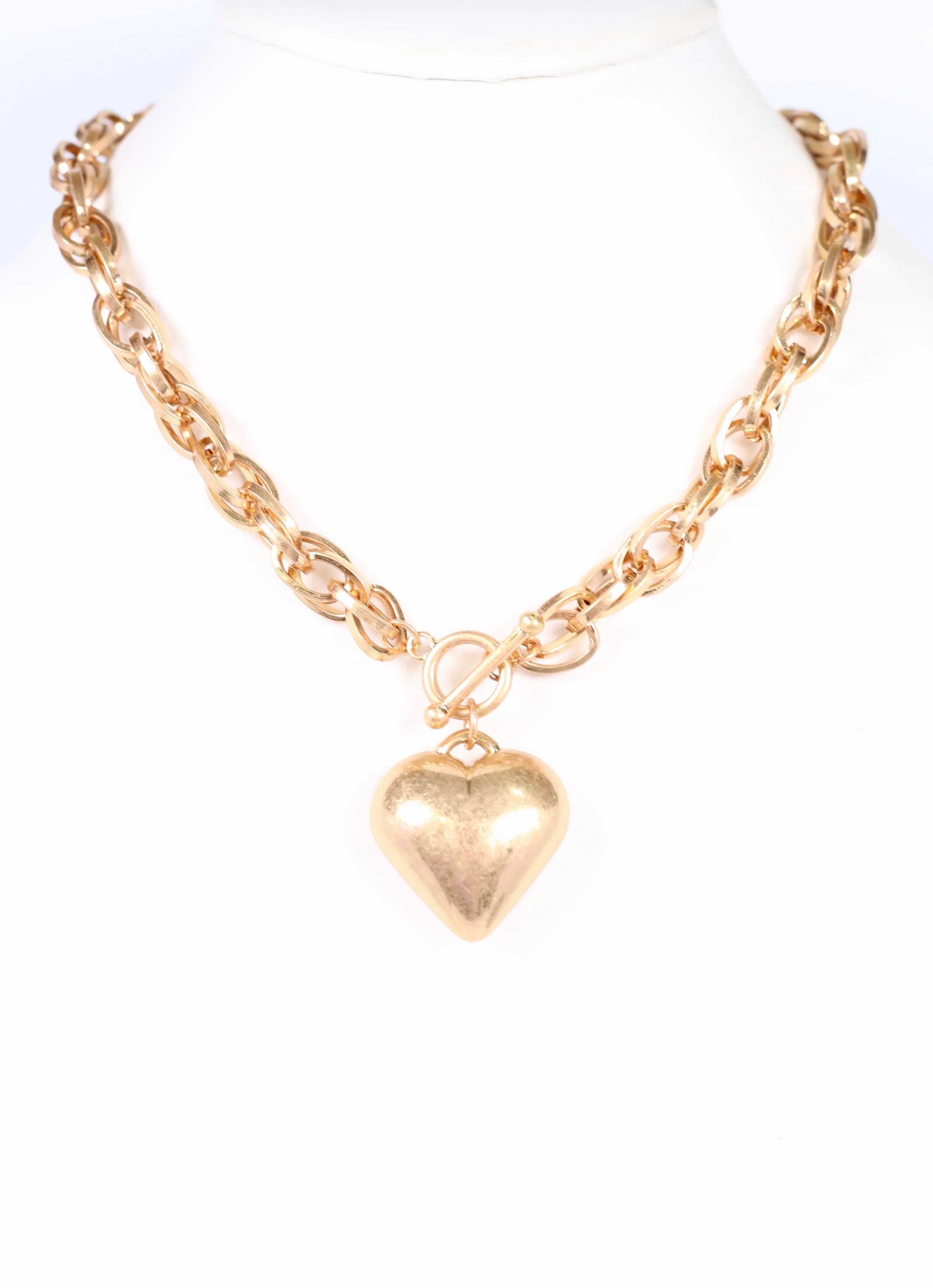 Kramer Heart Necklace GOLD