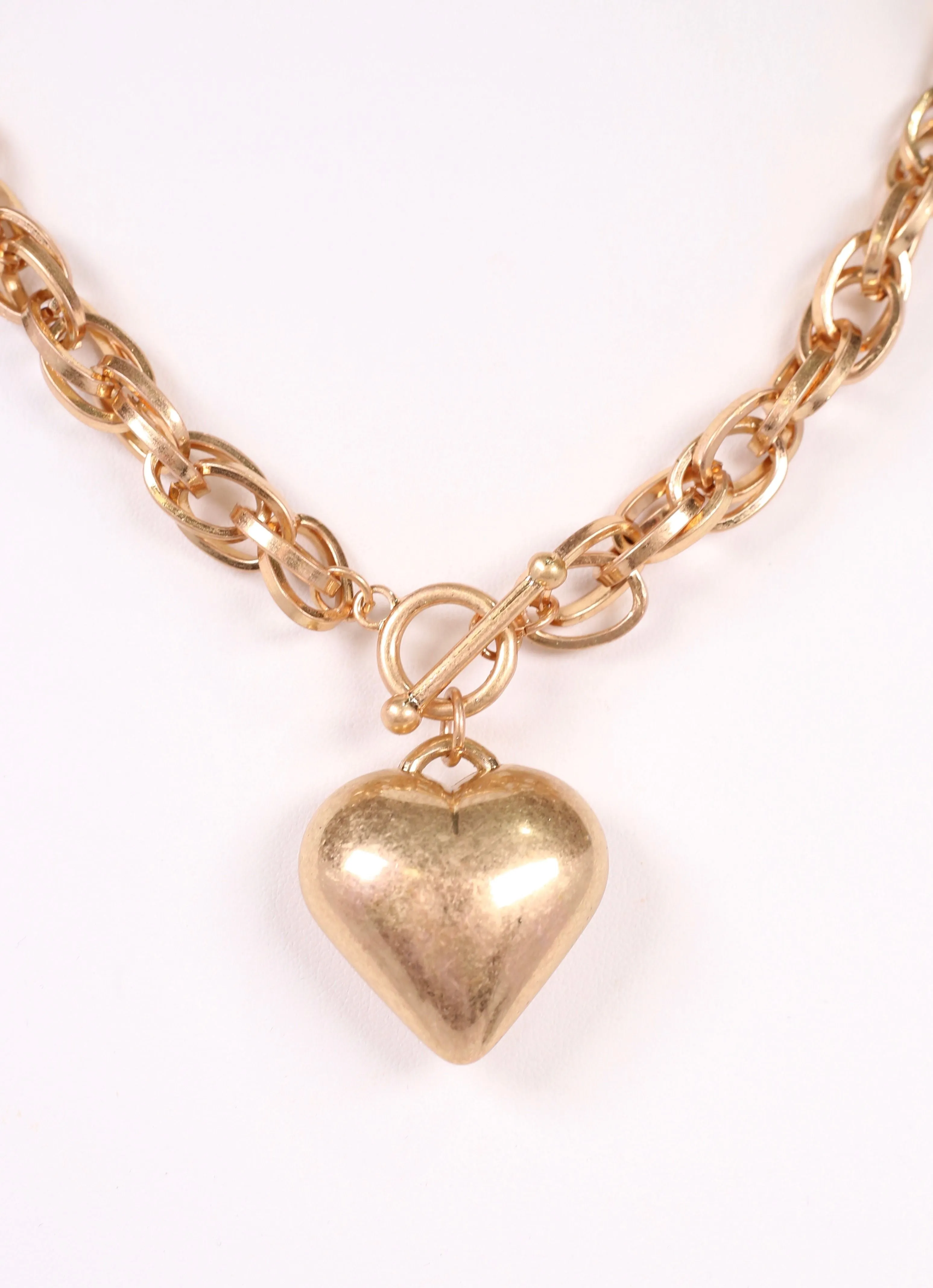 Kramer Heart Necklace GOLD