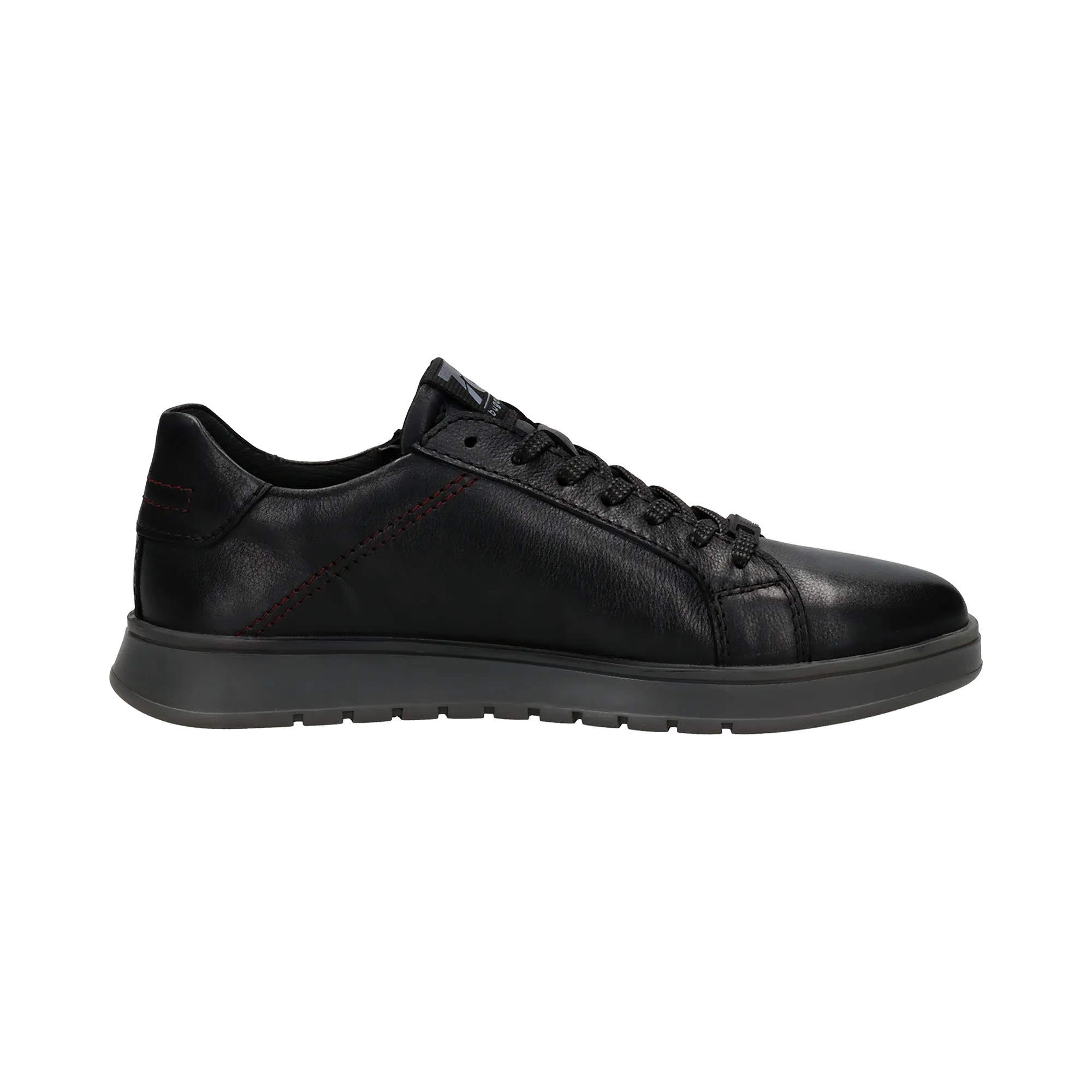 Leder Sneaker schwarz