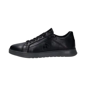 Leder Sneaker schwarz