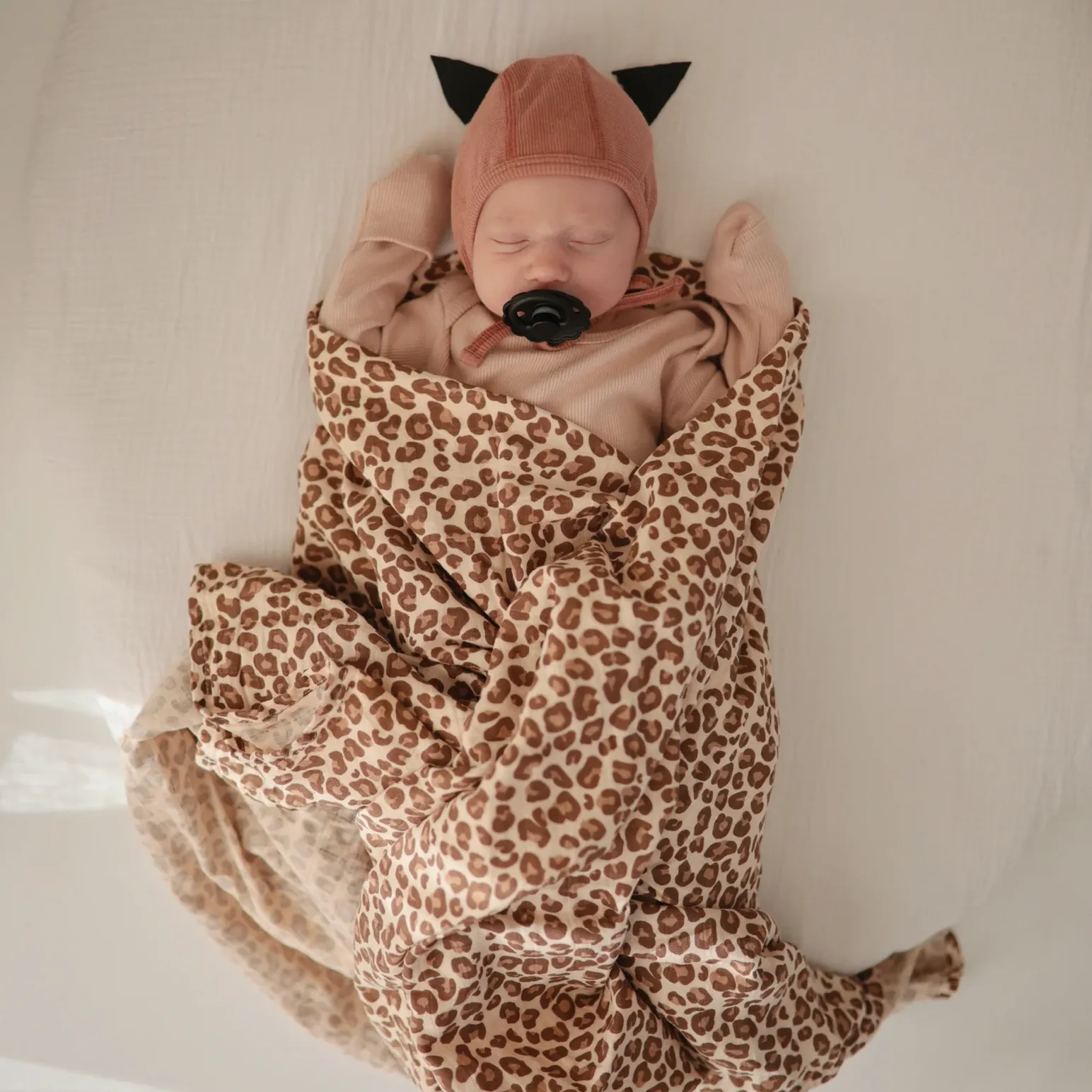 Leopard Print Swaddle