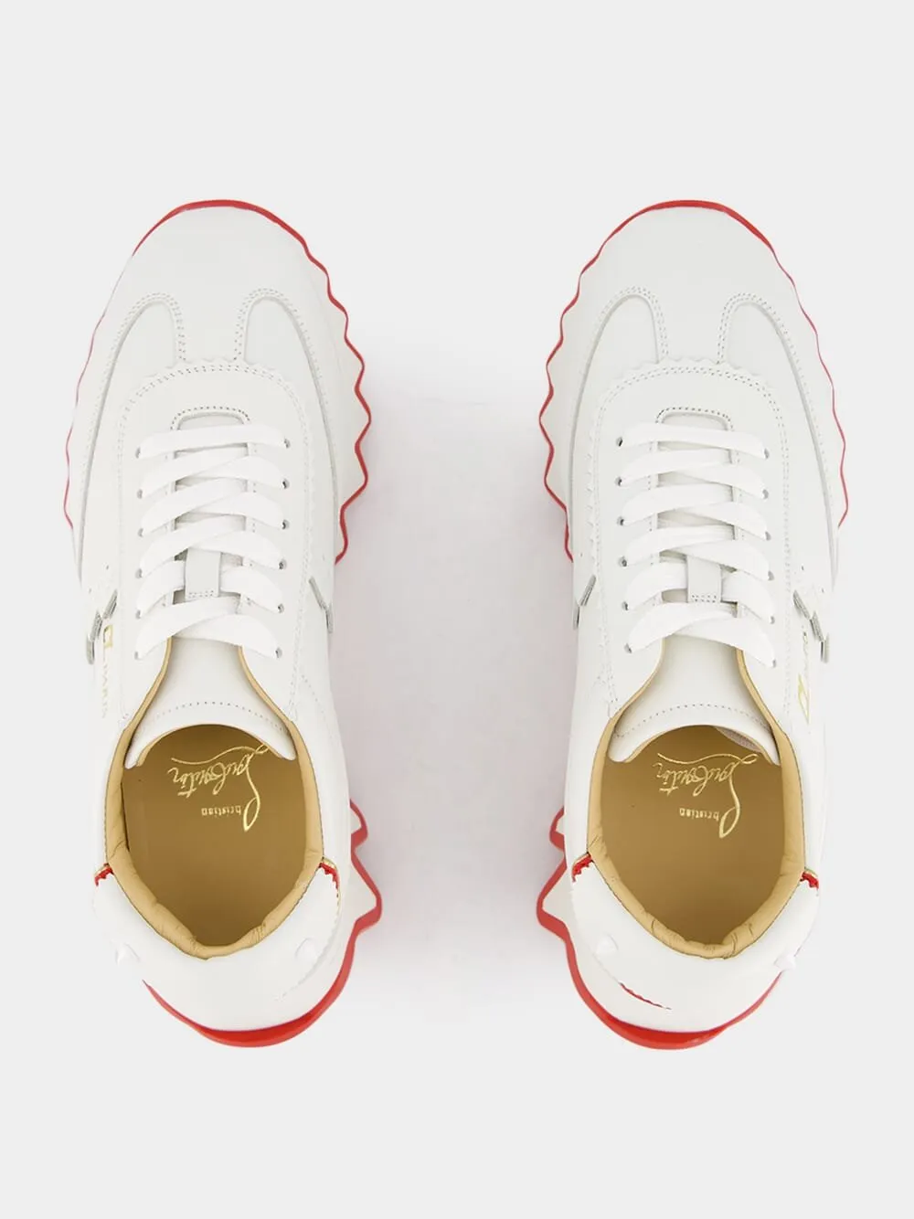 Loubishark Leather Low-Top Sneakers