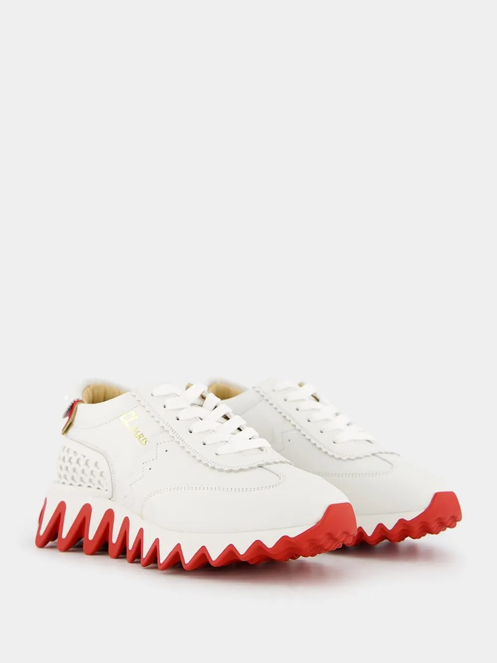 Loubishark Leather Low-Top Sneakers