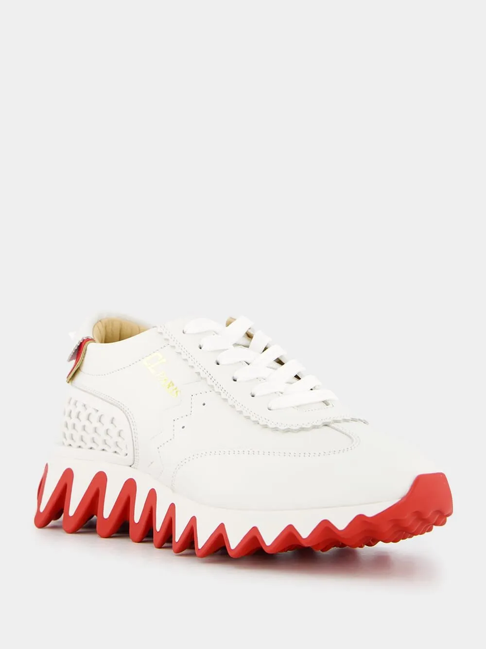 Loubishark Leather Low-Top Sneakers