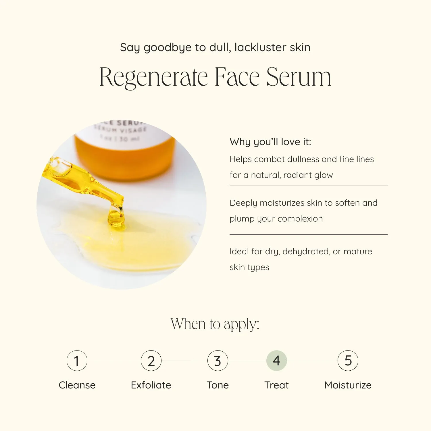 Low Waste Regenerate Face Serum