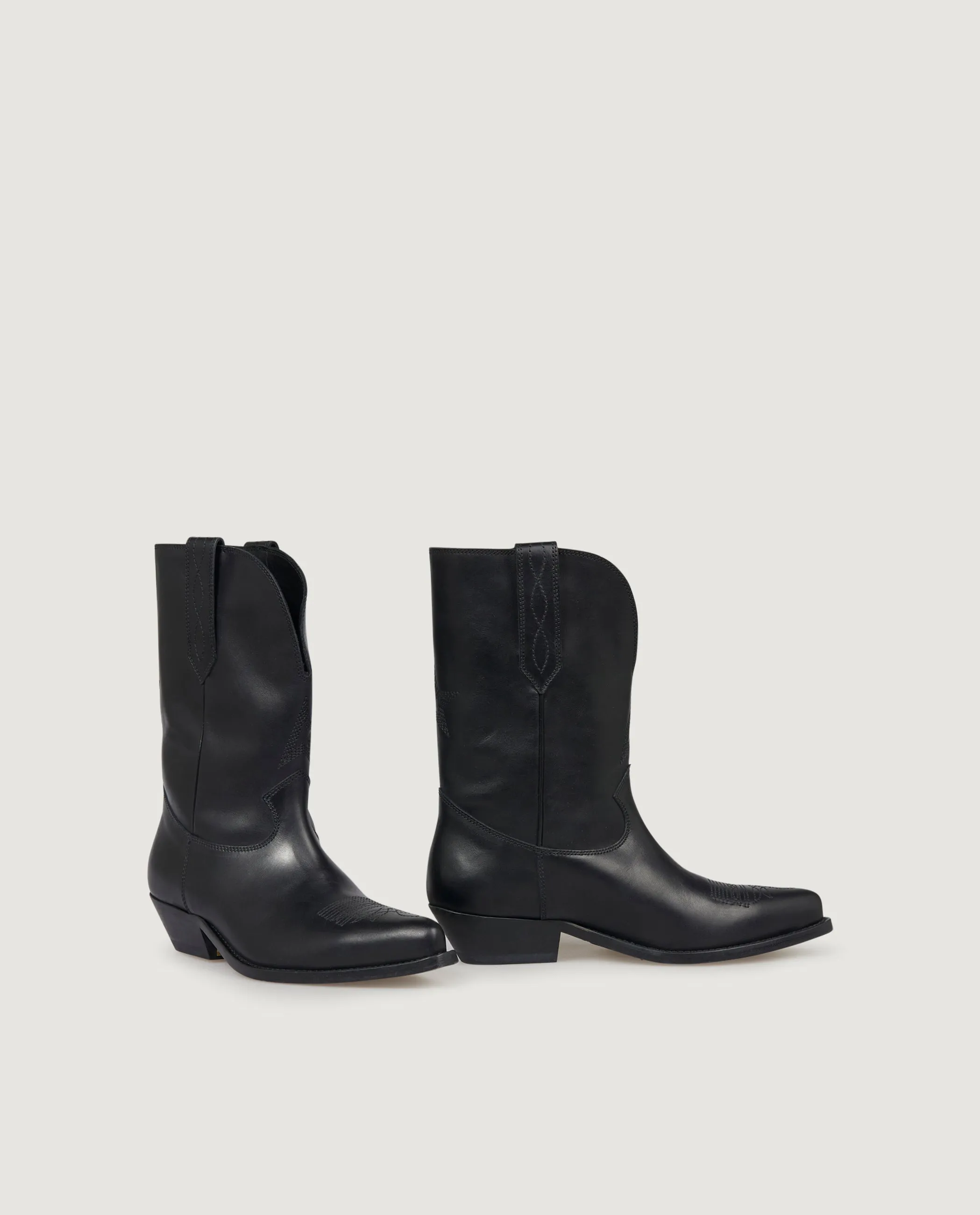 Low Wish Star Boots - Zwart