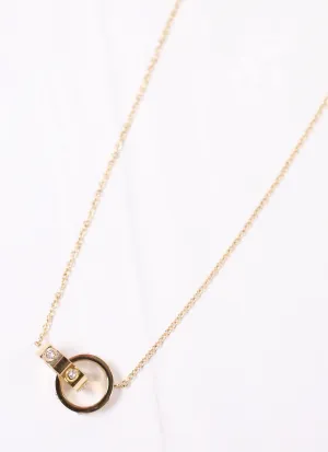 MacIntyre CZ Circles Necklace GOLD