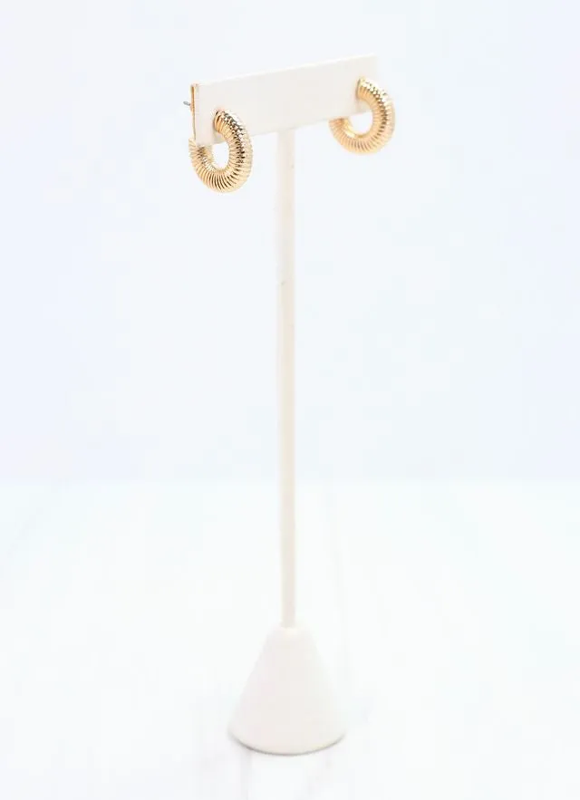 Malina Hoop Earring Gold