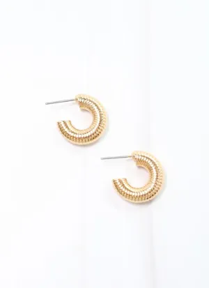 Malina Hoop Earring Gold