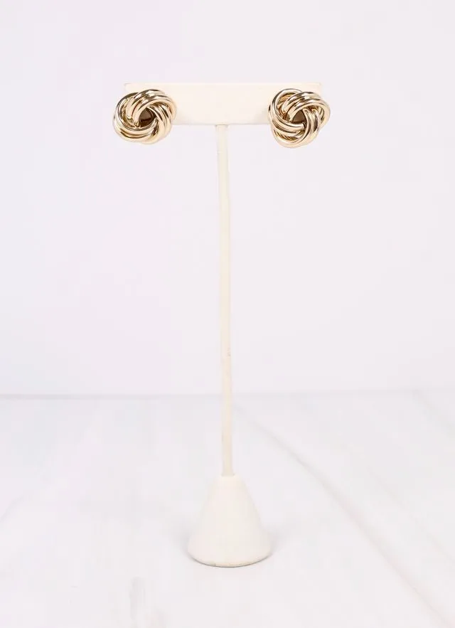 McRobbie Knot Earring Gold