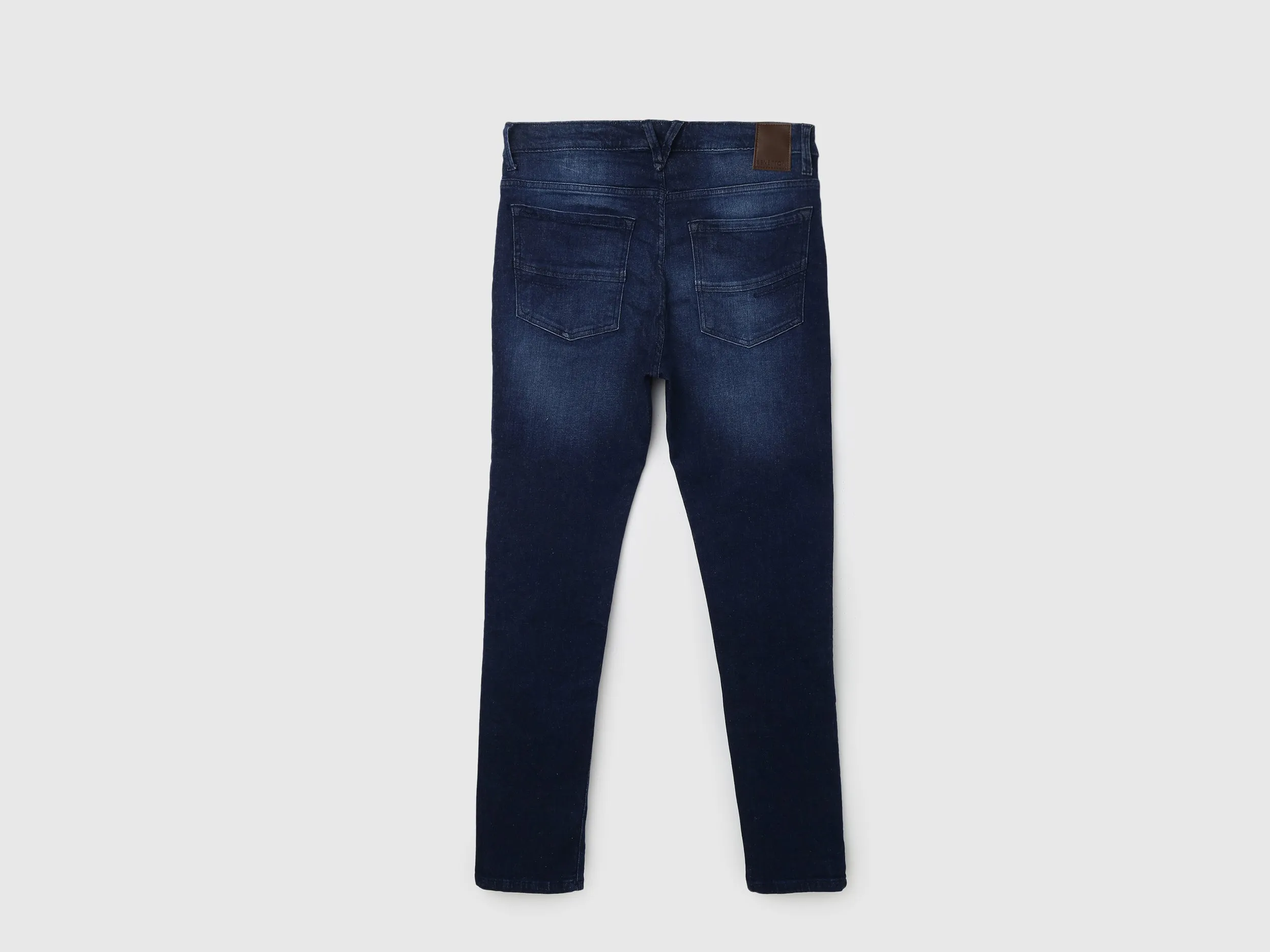 Men Solid Low Crotch Jeans