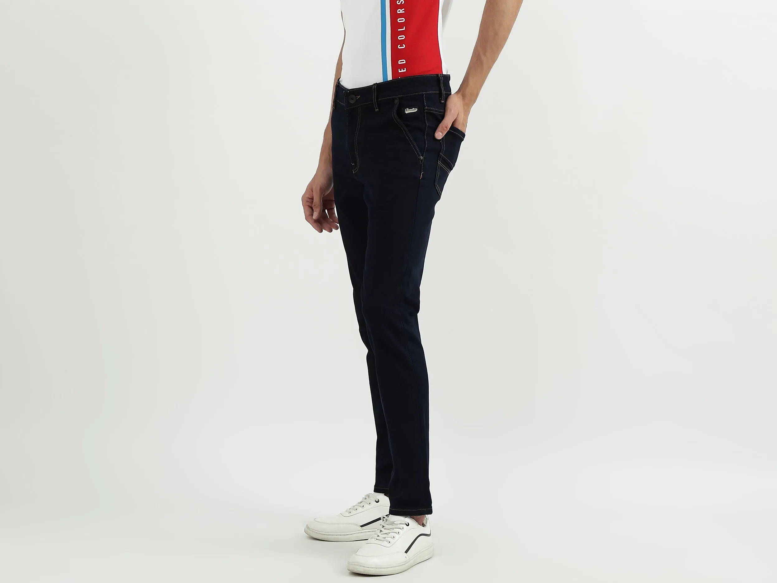 Men Solid Skinny Fit Jeans