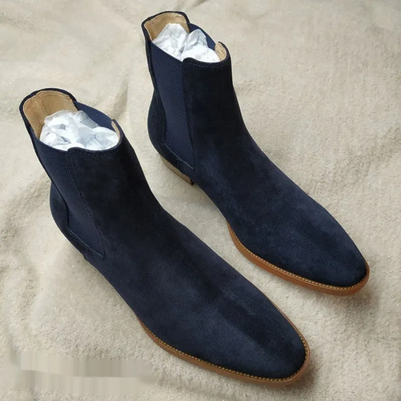 Men's FallWinter All-match Buckskin Martin Boots