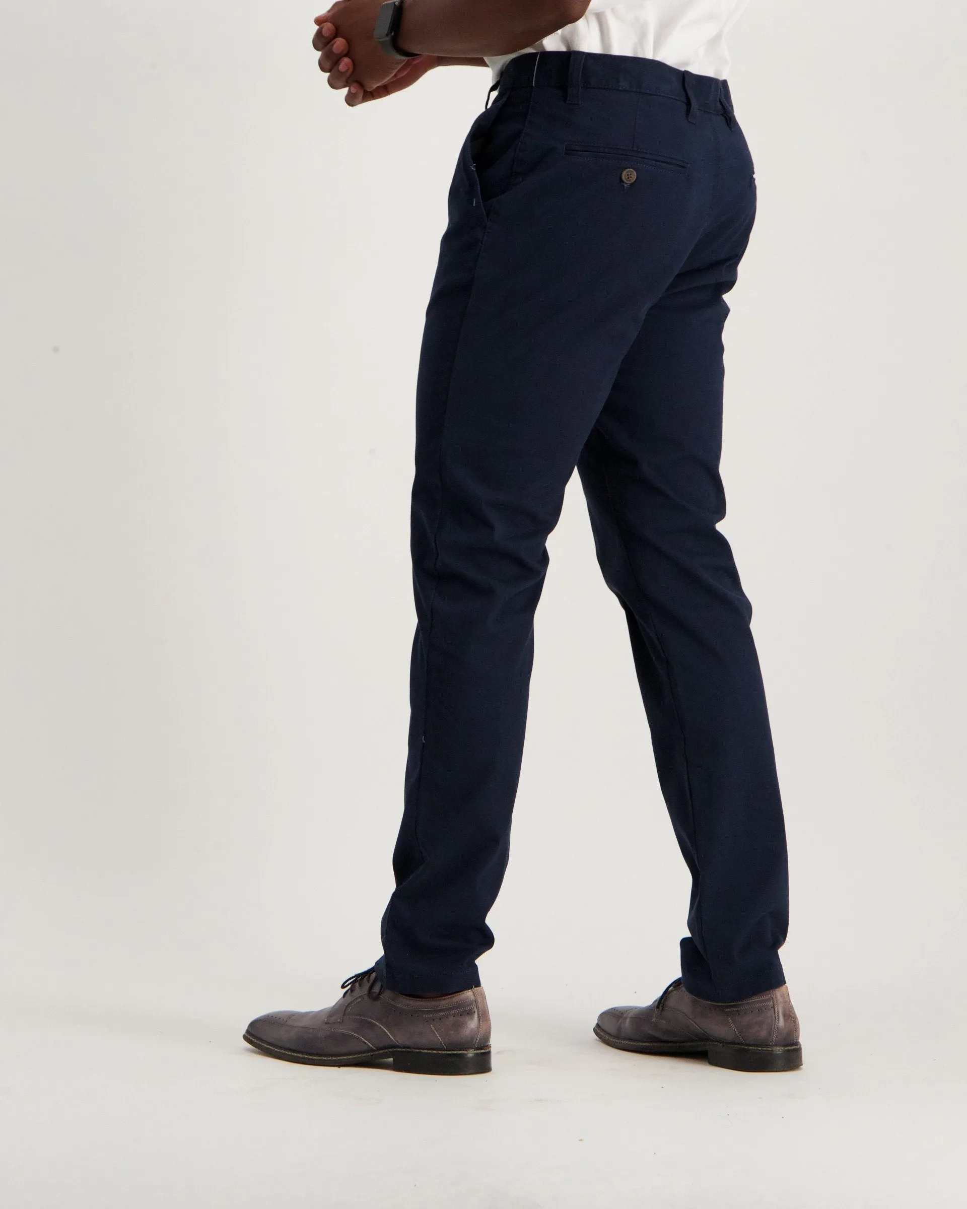 Men's Straight Stretch Chino Navy