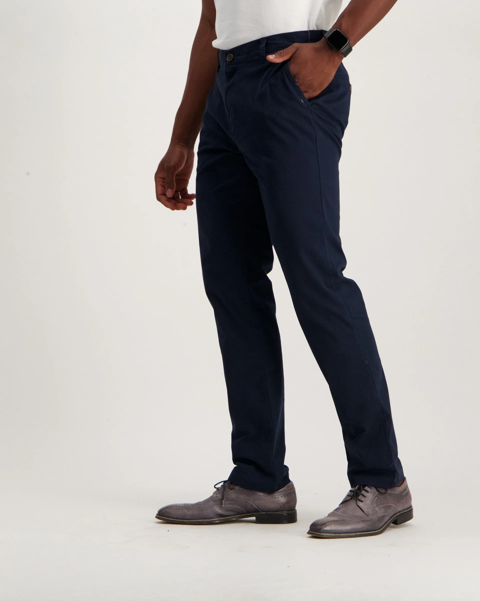 Men's Straight Stretch Chino Navy