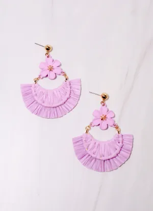 Mixon Flower Drop Earring LAVENDER