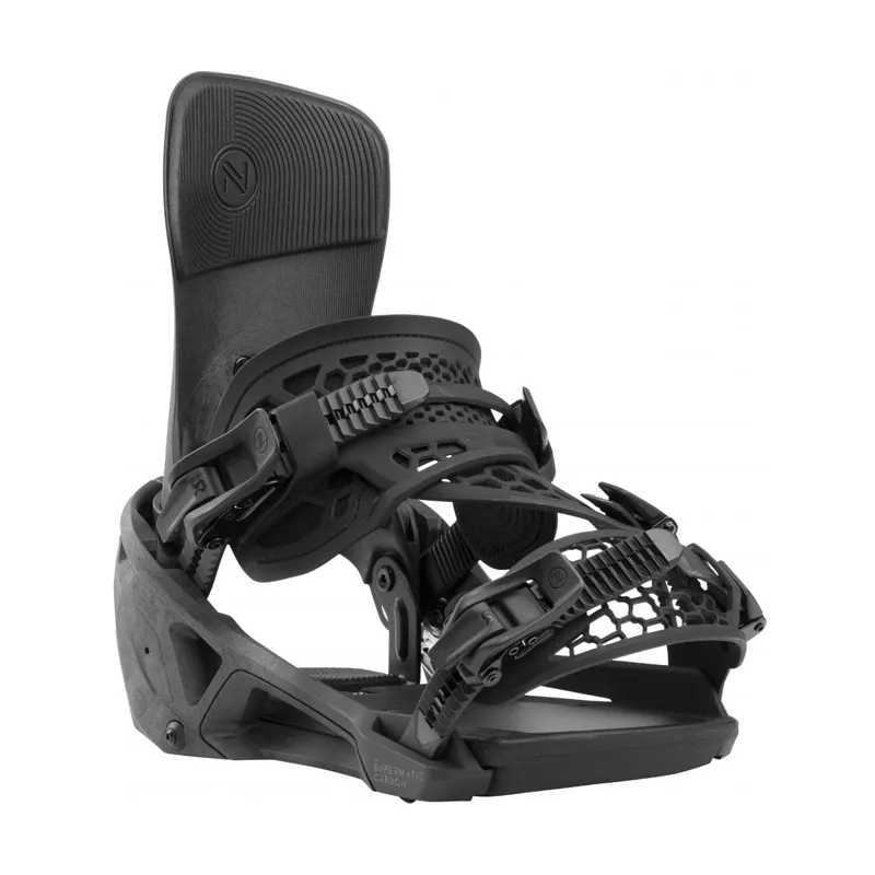 Nidecker - Supermatic Carbon Bindings - Black NEW FOR 2025