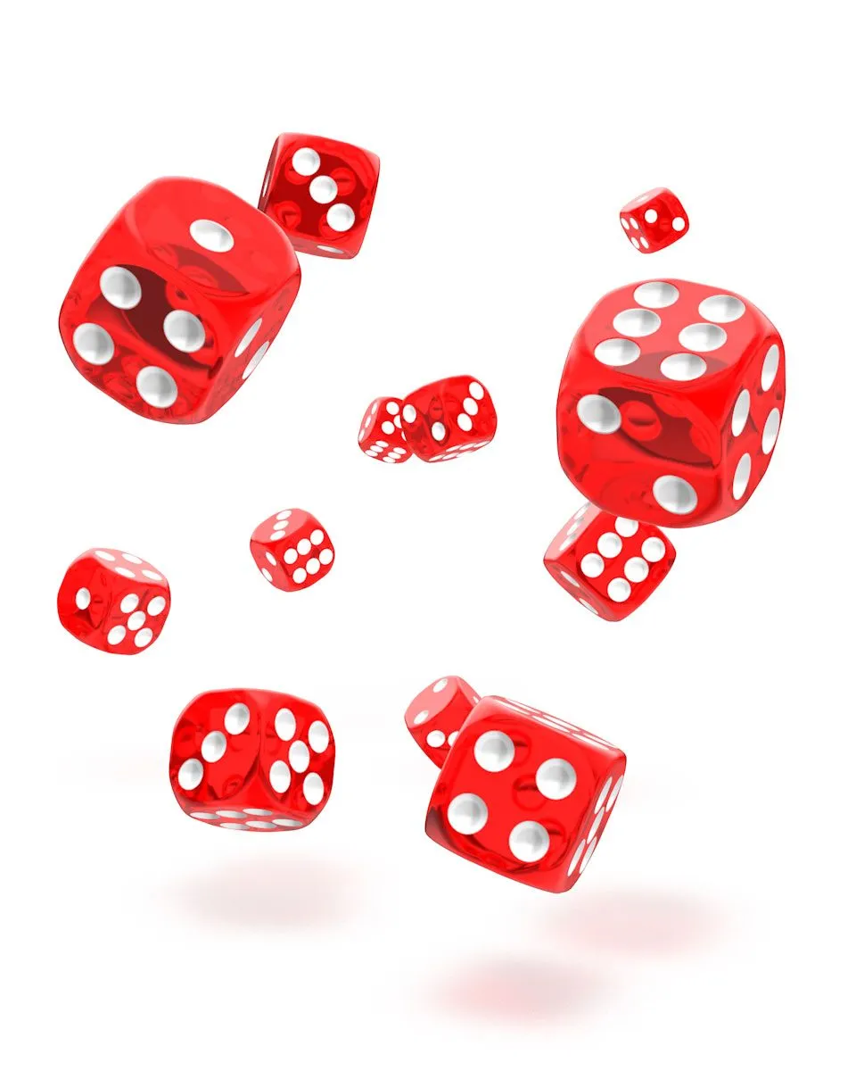 Oakie Doakie Dice D6 Dice 12 mm Translucent - Red (36)