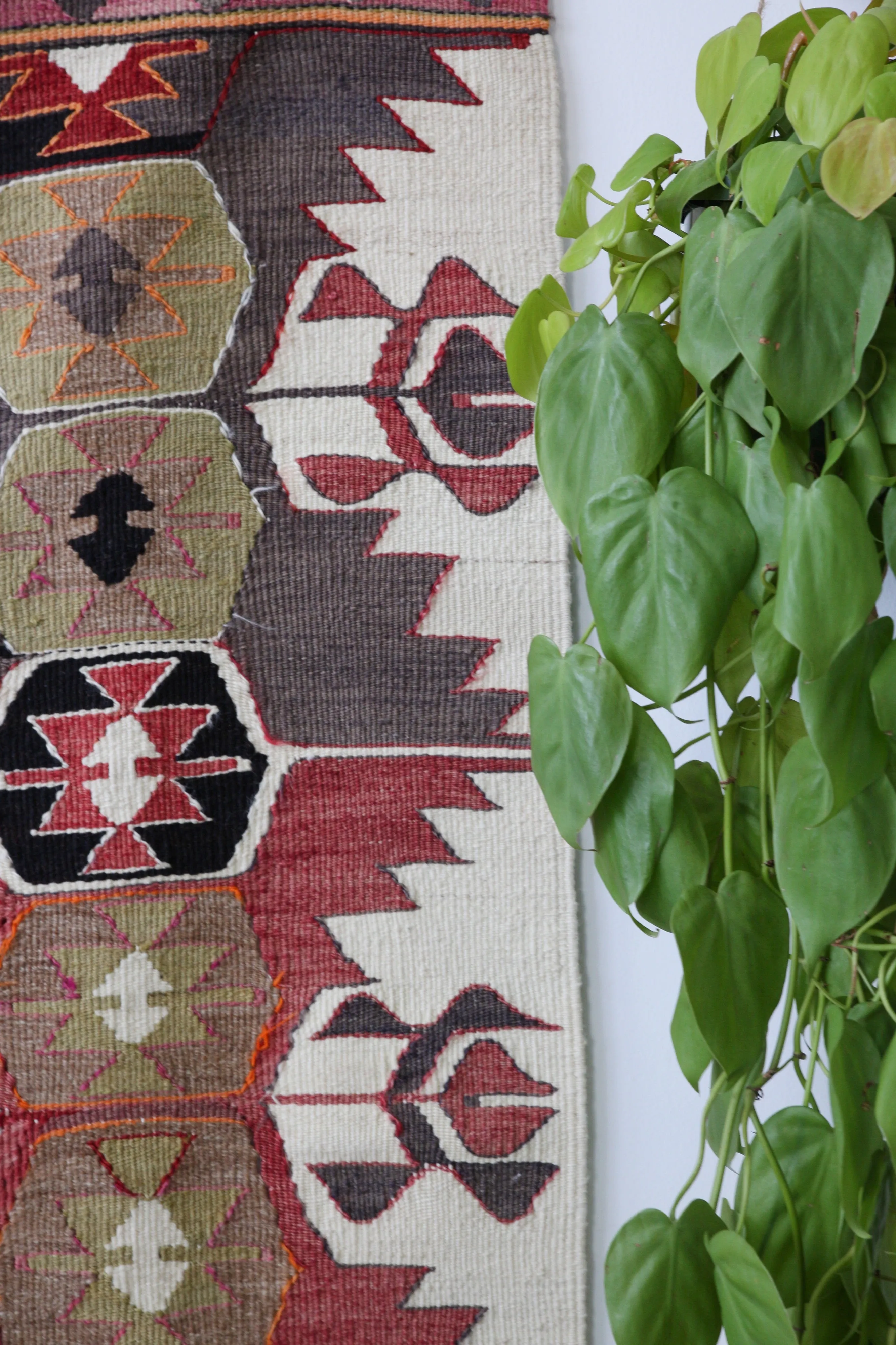 Old Turkish Anatolian Kilim Rug