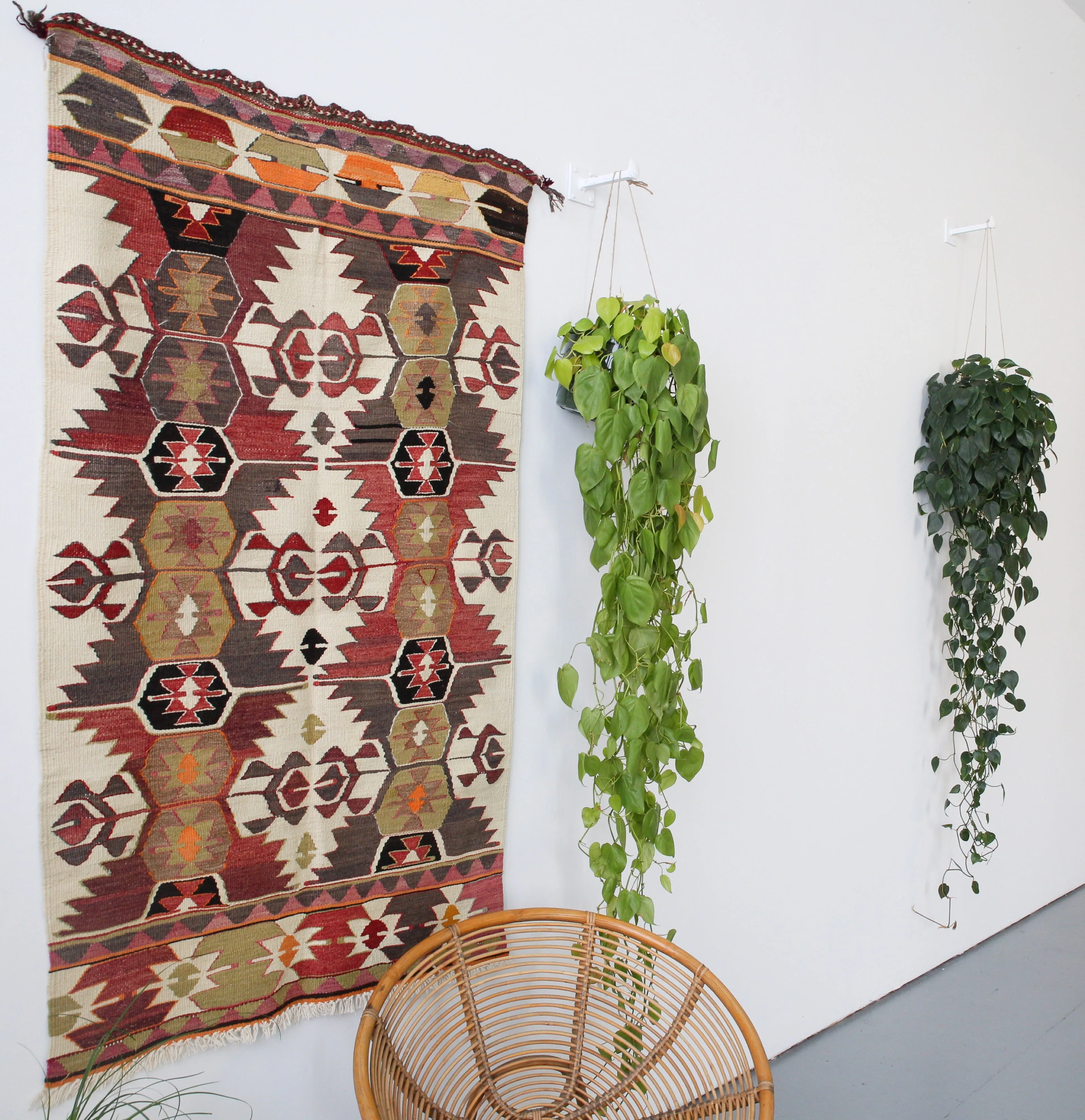 Old Turkish Anatolian Kilim Rug